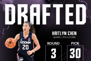 父母是中国台湾移民！WNBA选秀：陈凯玲第30顺位被金州女武神选中