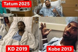 科比→KD→獭兔！美媒：每隔6年就有一名超巨因跟腱断裂赛季报销