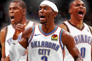 选秀+交易都有眼光！雷霆在12年间拿到了3个不同MVP NBA历史首队