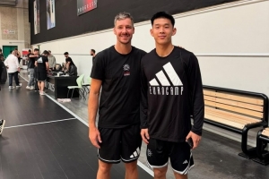 继续征程💪林葳晒出自己与前NBA球星德拉季奇合照：好玩